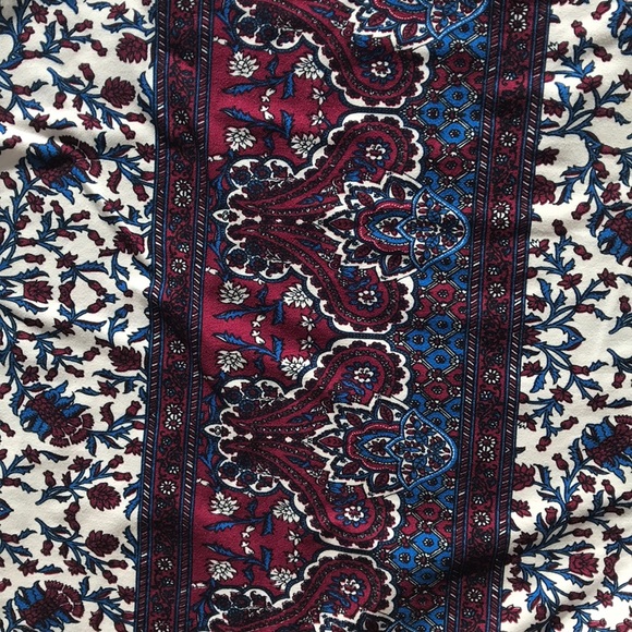 EUC Honey Punch Paisley Ruffle Minidress - Picture 4 of 5